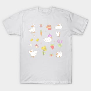 Cottagecore Ducks Sticker Pack T-Shirt